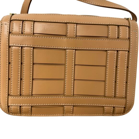 Burberry Small TB Bag Tan Leather Crossbody with Gold TB Logo — with Dust Bag - Picture 4 of 14